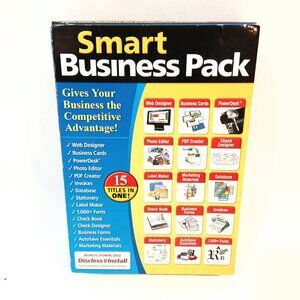 Smart Business Pack 15 Softwear Titles in One